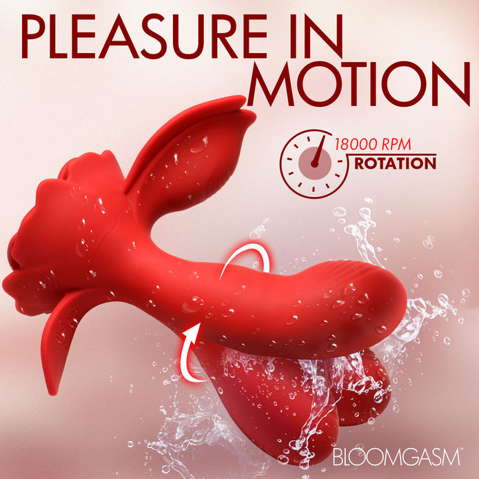 Bloomgasm Gyrating Rose G-Spot & Clitoral Vibrator
