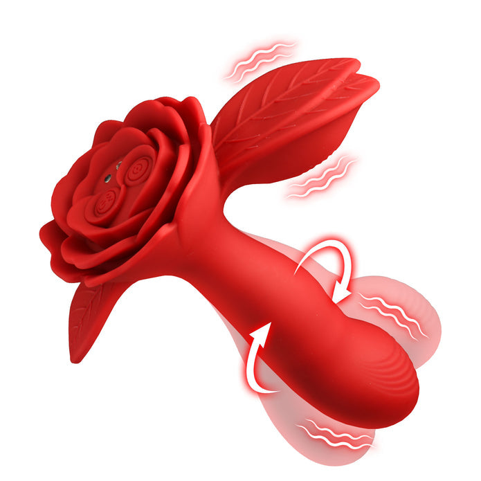 Bloomgasm Gyrating Rose G-Spot & Clitoral Vibrator