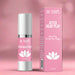 A pink bottle and box labeled "DR. TUSH'S AFTER VAJAY PLAY" contains After Vajay Play Soothing Lotion for Irritated Vaginal Tissues, a 1 fl oz (30ml) cooling gel with lotus graphic and the tagline "After Play, Soothe Your Vajay." Pink background.