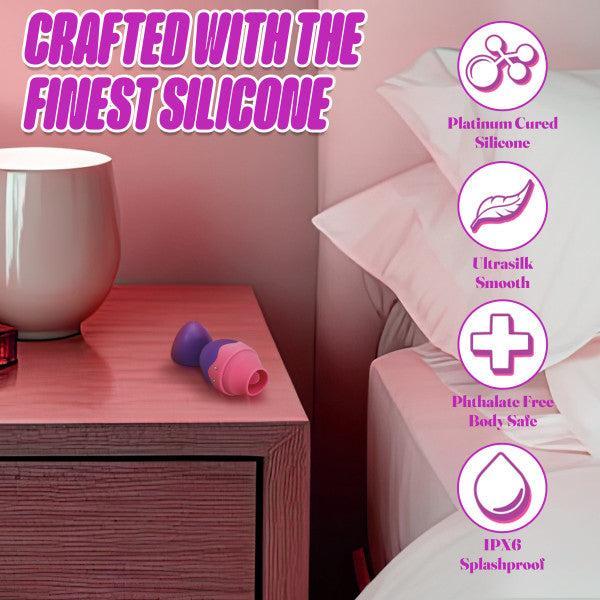 Aria Flutter Tongue Oral Sex Clitoral Pink Vibrator with Lid | Betty's BTB Shop Aria Flutter Tongue Oral Sex Clitoral Pink Vibrator with Lid | Betty's BTB Shop