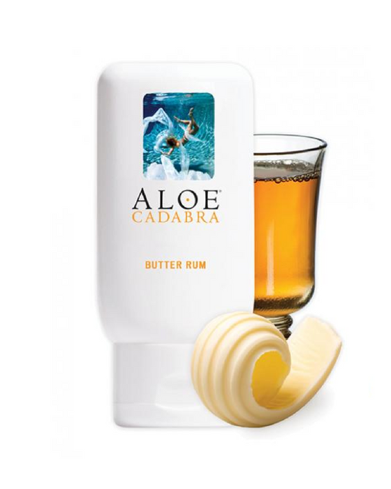 Aloe Cadabra Organic Water Based Lubricant - Butter Rum  2.5 oz