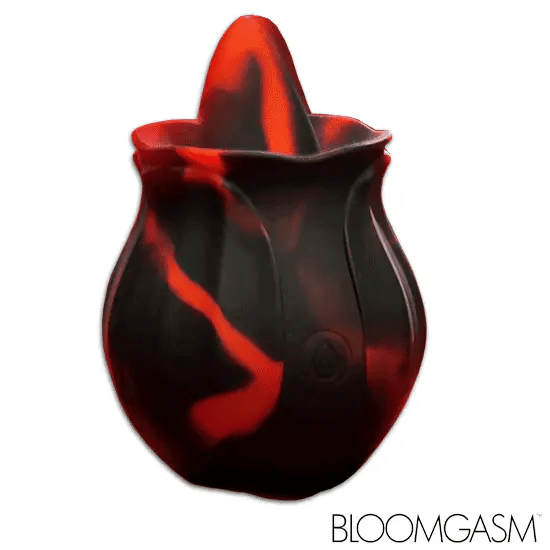 Black Kiss Rimming Rose Tongue Vibrator