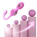 The Elektra App-Controlled E-Stim Kegel Training Set for Pelvic Floor and a toy.
