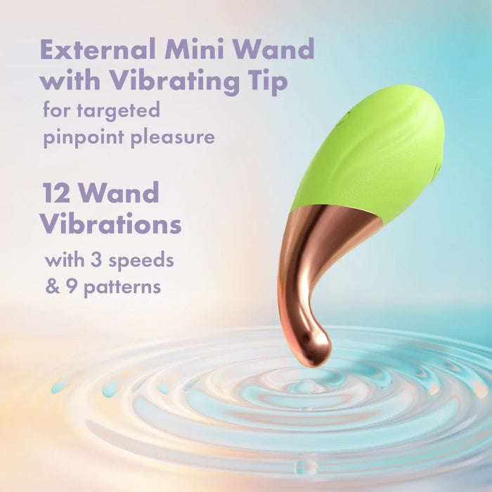 Blooming Bliss First Time Mini Wand & Egg Vibes w/ Remote - DISCREET! BTB Shop Blooming Bliss First Time Mini Wand & Egg Vibes w/ Remote - DISCREET! BTB Shop