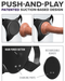 Body Dock G-Spot Pro Suction Cup Harness + Vibrator