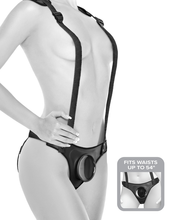 Body Dock Suction Cup Strap-On Suspenders (for Large Dildos)