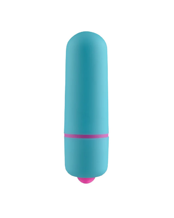 V is for Vibrating Greeting Card with Mini Bullet Vibrator teal 