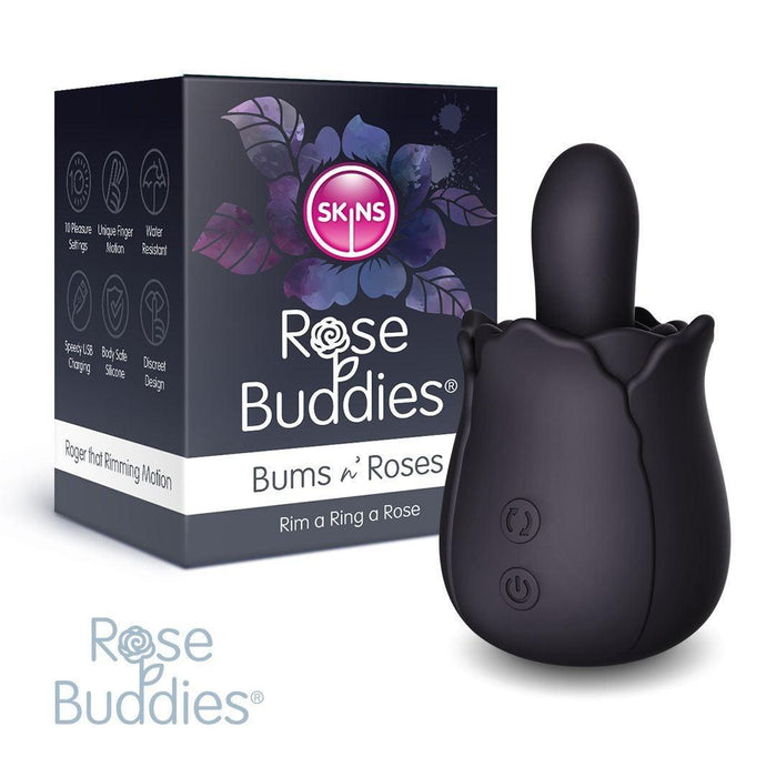 Bums and Roses Powerful Black Rose Rimming Vibrator | Betty's Toy Box BTB Shop Bums and Roses Powerful Black Rose Rimming Vibrator | Betty's Toy Box BTB Shop