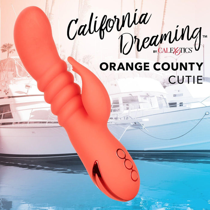 Orange County Cutie Orange Thrusting G-Spot Rabbit Vibrator | Betty's BTB Shop Orange County Cutie Orange Thrusting G-Spot Rabbit Vibrator | Betty's BTB Shop