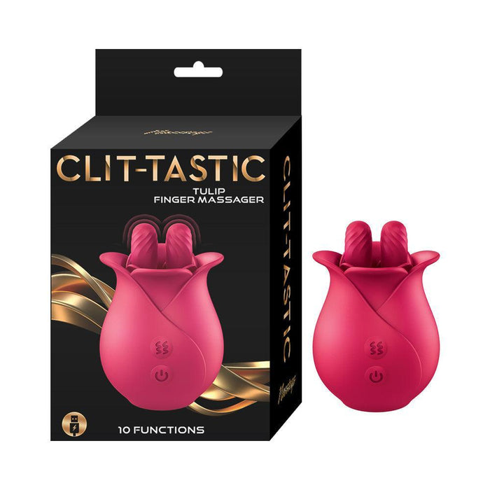 Clit-Tastic Tulip Teasing Finger Vibrator - Clit & Nipple Caressing BTB Shop Clit-Tastic Tulip Teasing Finger Vibrator - Clit & Nipple Caressing BTB Shop