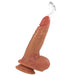 The Cody Lifelike Girthy Squirting Silicone 7 Inch Dildo with Suction Cup features ultra-realistic detail, a sturdy suction base, and a squirting function, all crafted from premium liquid silicone for lifelike pleasure.
