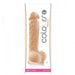 The image shows packaging for the Colours Realistic 7 Inch Light Tone Silicone Suction Cup Dildo, with a clear front window displaying the product and branding from nsnovelties.