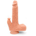 An image of a Colter Thrusting Large 8.5" Realistic App Controlled Dildo with Clit Licker by Honey Play Box, resembling male genitalia, set against a plain white background.