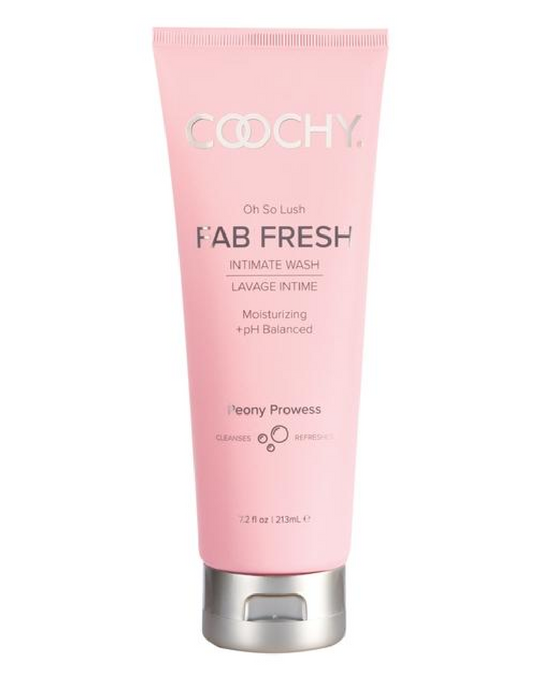 Coochy Fab and Fresh Feminine Hygiene Wash  Front of Bottle 