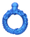 A vivid blue XR Brands Poseidon's Octo-Ring Fantasy Cock Ring with detailed textures and suckers along its tentacles.