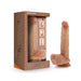 The DaVinci Ultra Realistic Long 8 Inch Silicone Dildo with Sliding Foreskin is shown beside its Renaissance by Blush packaging, featuring a display window that reveals the dildo and highlights its lifelike design and sliding foreskin.