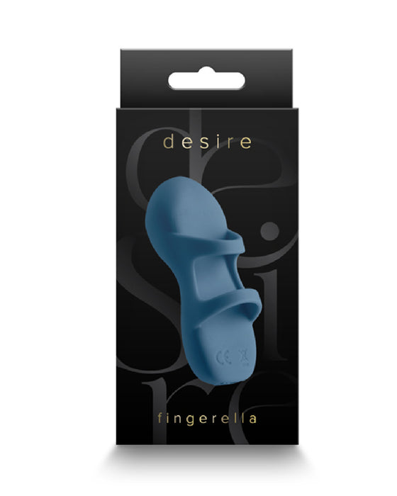 Desire Fingeralla Powerful Beginner Finger Vibrator black product box 