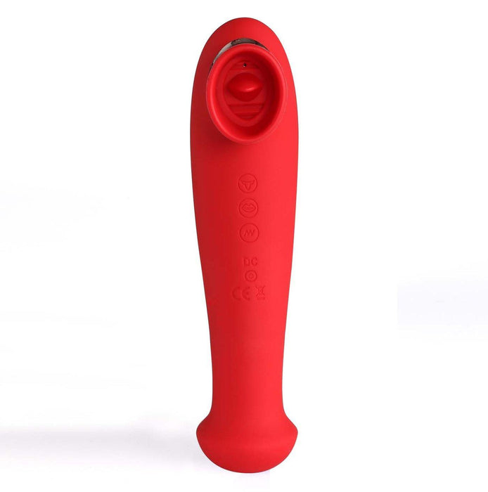 Destiny Red Powerful Sucking Clitoral Stimulator with Tongue | Betty's BTB Shop Destiny Red Powerful Sucking Clitoral Stimulator with Tongue | Betty's BTB Shop
