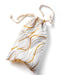 Blush Embrace White & Gold Toy Storage Bag laying down 