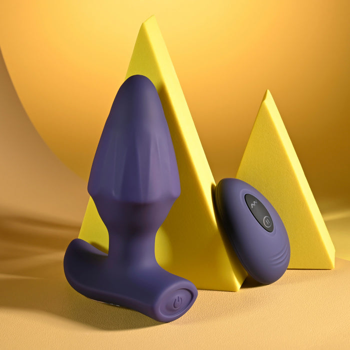 Starburst Expandable Vibrating Anal Plug with Remote