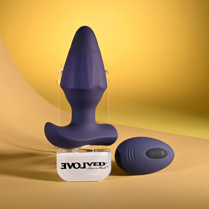 Starburst Expandable Vibrating Anal Plug with Remote
