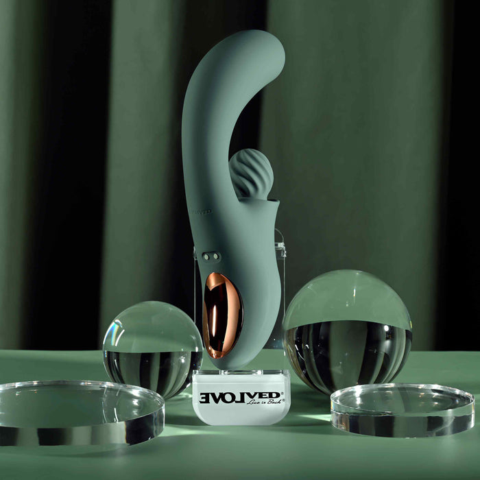 Spiral Charm Rabbit with Rotating Clitoral Ball