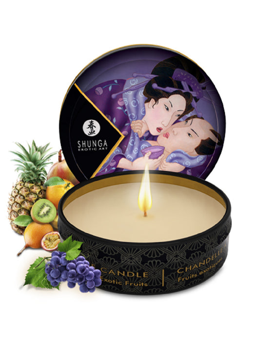 Shunga Erotic Exotic Fruit Scented Massage Candle  - Travel Size