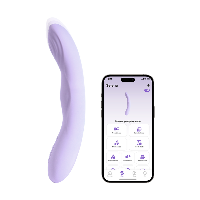 Selena Warming Internal & External Vibrator with Pulsation & App Control