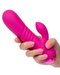 Thicc Chubby Hunny Textured Rabbit Vibrator in model's hand 