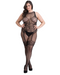 Fifty Shades of Grey Captivate Crotchless Lacy Body Stocking - Curve Size 22-26