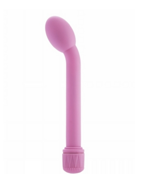 First Time G-Spot Tulip Vibrator - in pink side view 