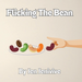 A hand flicks a red kidney bean among colorful beans on a plate. The cover reads "Flicking The Bean Adult Humor Book by Jen Jenivive"—a cheeky, playful read that's perfect as an adult-themed gift.