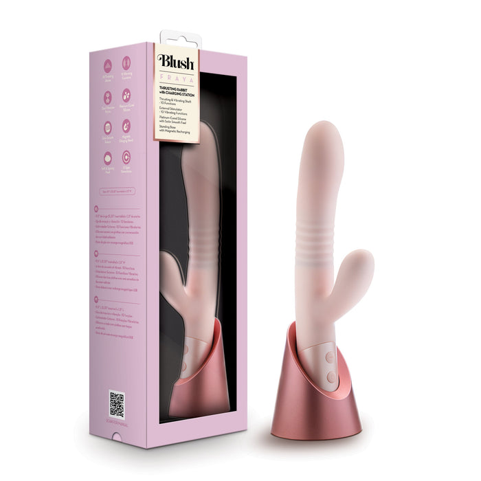 Fraya Thrusting Shaft Powerful Pink Rabbit Vibrator | Betty's Toy Box BTB Shop Fraya Thrusting Shaft Powerful Pink Rabbit Vibrator | Betty's Toy Box BTB Shop