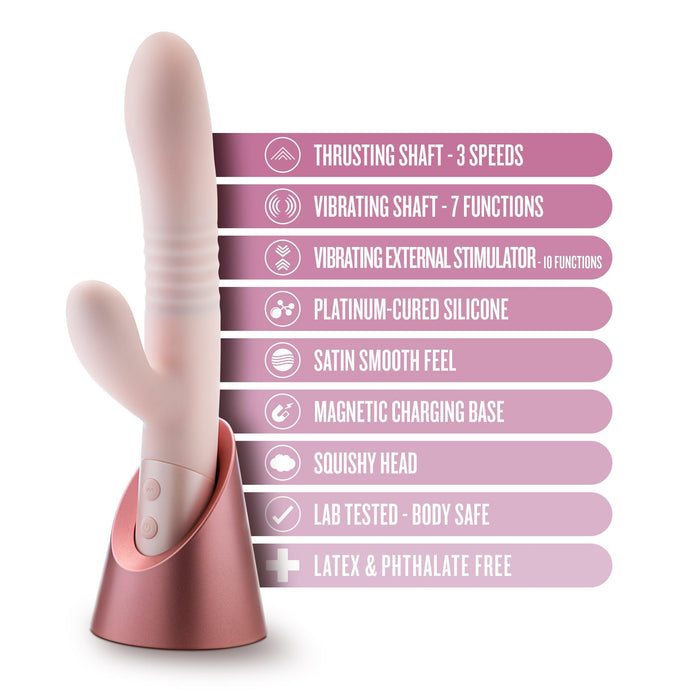 Fraya Thrusting Shaft Powerful Pink Rabbit Vibrator | Betty's Toy Box BTB Shop Fraya Thrusting Shaft Powerful Pink Rabbit Vibrator | Betty's Toy Box BTB Shop