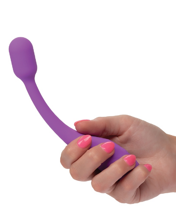 Bliss Flex O Teaser Slim G Spot Vibrator in model's hand 