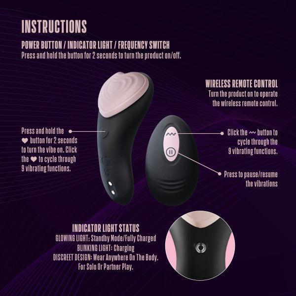 Heartbeat Panty Vibrator with Remote Control - So Quiet! | Betty's BTB Shop Heartbeat Panty Vibrator with Remote Control - So Quiet! | Betty's BTB Shop