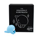 A small blue whale figurine sits before a black box labeled "Heavenly Humpback Waterproof Finger Bullet Vibrator," showing a discrete whale and stars design, with "Toy Natalie's Box" in the corner.