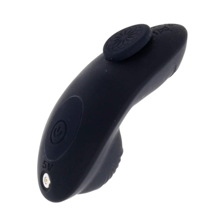 Sportsheets Hidden Pocket Strap On With Remote Control Vibrator, isolated on white background.