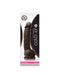 Colours Dual Density 5 Inch Silicone Dildo with Balls - Dark Chocolate