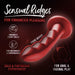 The Jealousy 7 Inch Rippled Red Silicone Dildo features sensual ridges for enhanced pleasure—ideal for beginners and pros, perfect for solo or partnered play, strap-on use, and pegging.