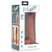 The Jock Realistic Dual Density Thick 8 Inch Light Tone Silicone Dildo with Balls & Suction Cup is visible in clear packaging, showcasing lifelike details, dual density construction, and “100% premium silicone” on the box.