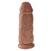 King Cock Chubby 9 Inch Suction Cup Dildo - Caramel