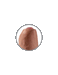 A close-up of the King Cock Uncut 7 Inch Medium Tone Suction Cup Dildo with Moving Foreskin, featuring realistic detail and lifelike skin tone, is shown inside a gray circle on a white background.