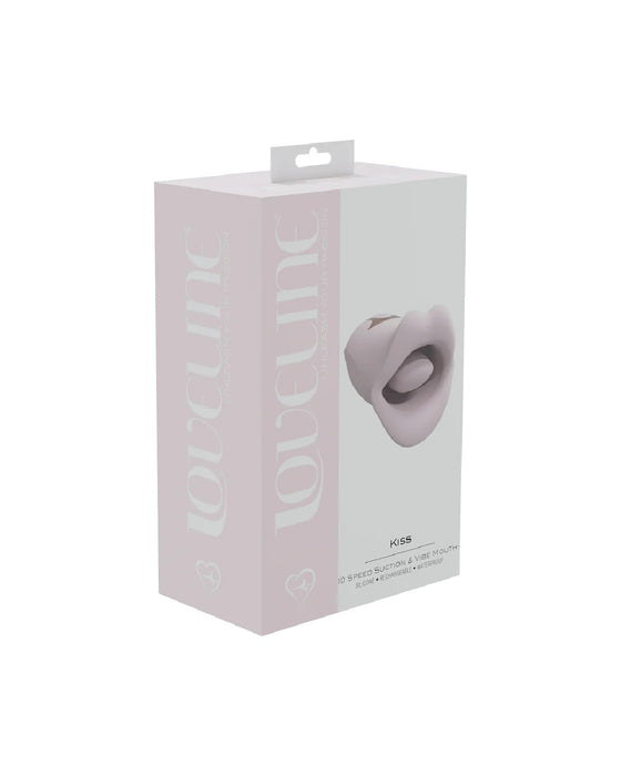 The Kiss Sucking and Vibrating Mouth with Realistic Lips - Box of the vibrator suction toy
