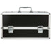 Lockable Sex Toy Storage Case Large Double Tiered - Black