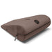 The Liberator Axis Magic Wand Hands-Free Sex Toy Mount is a brown, wedge-shaped pillow with a zipper and oval opening on top, designed for ergonomic support and hands-free use of the Magic Wand.