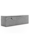 Minimalist Liberator Aria Chaise Sex Lounger in Grey concrete with an elegant curved design for seating.