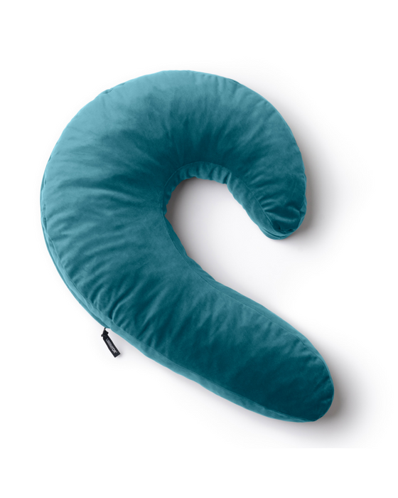Liberator Lune Toy Mount Sex  Pillow - Teal on white background 