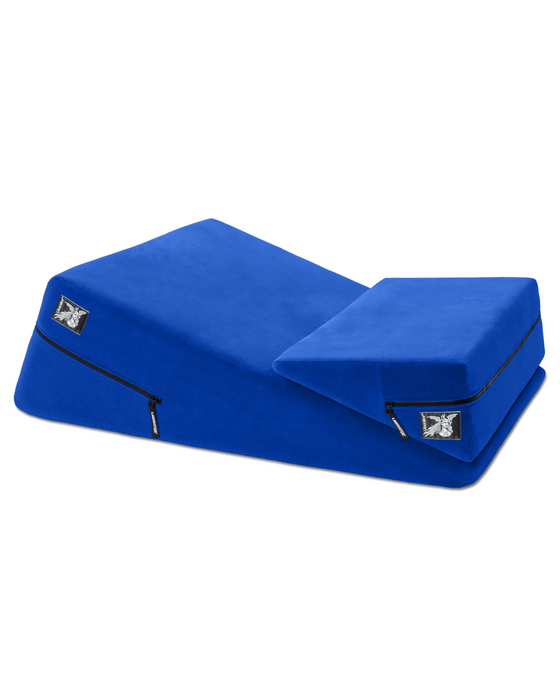 Liberator Plus Size Wedge and Ramp Combo Sex Positioning Cushion 30 Inches - Blue