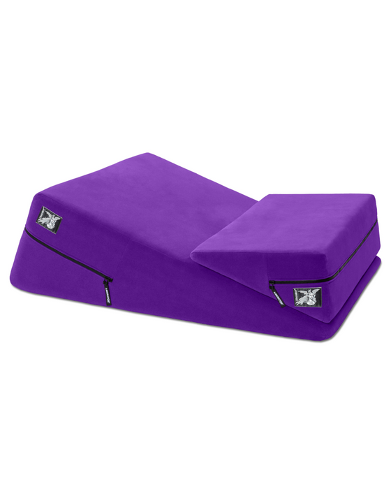 Liberator Plus Size Sex Cushion Combo - Wedge and Ramp-  Purple